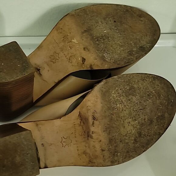 Loeffler Randall Women's Tan Etta Jeweled Block Heel Sandals - Picture 6 of 8